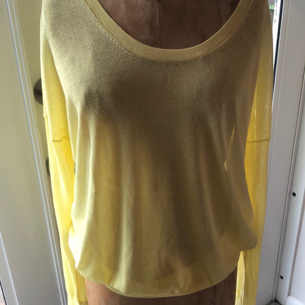 Yellow sweater